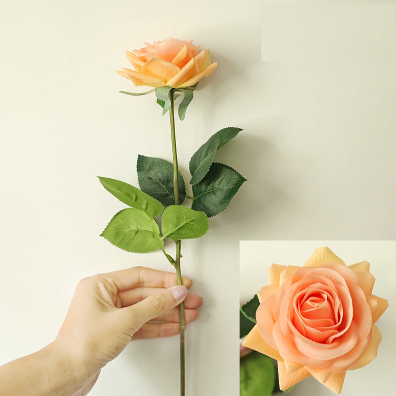 CL001001-Rose artificial flower fake flower wholesale hand-held flower home decoration