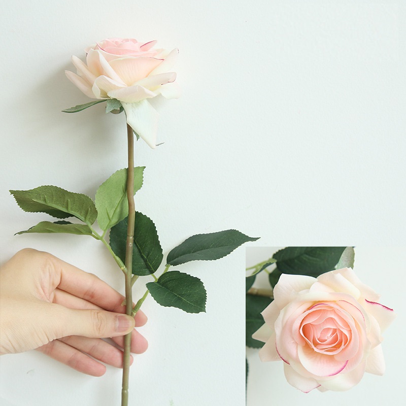 CL001001-Rose artificial flower fake flower wholesale hand-held flower home decoration
