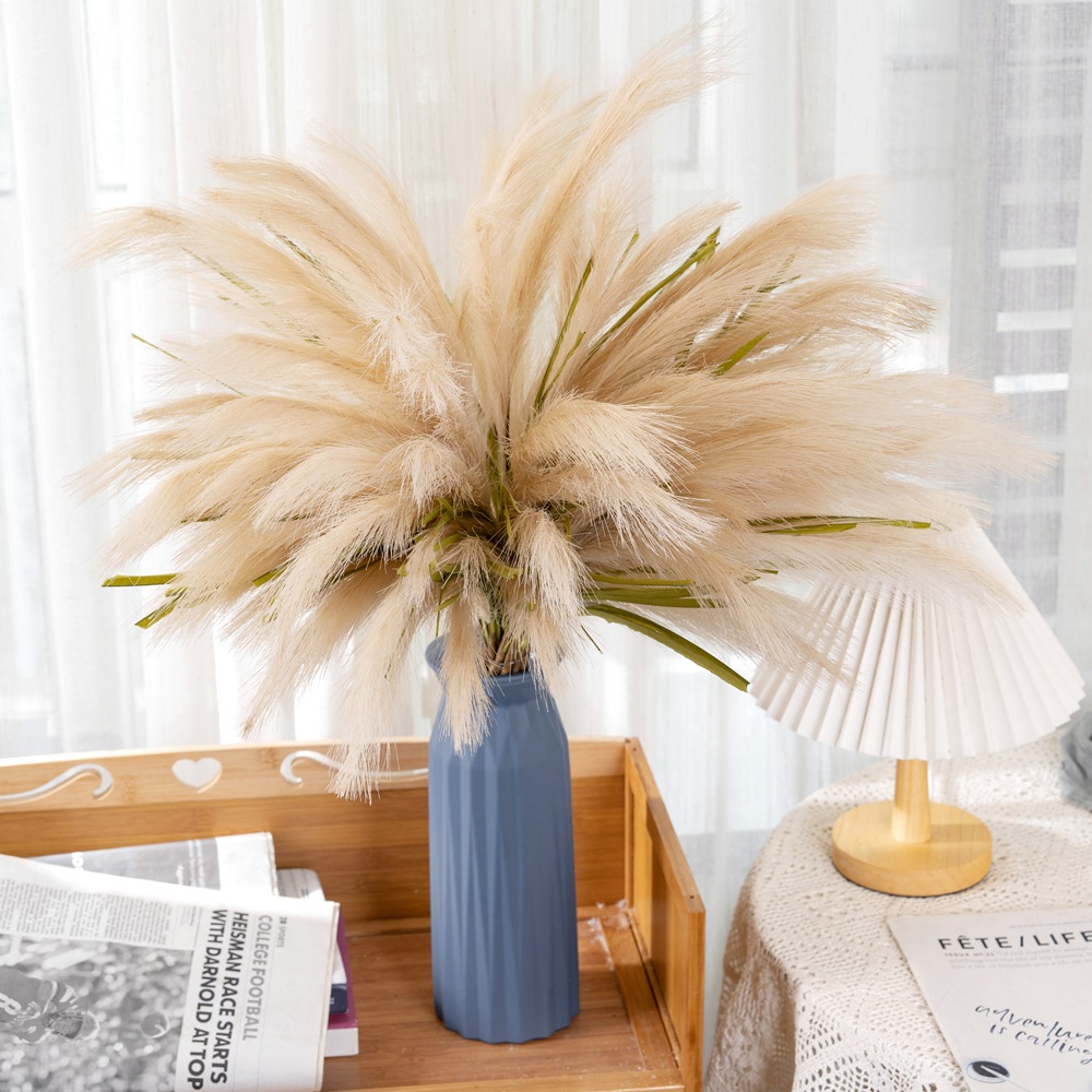 CL002014-Reed Pampas INS simulation flower Hand-held flower unplumbed Pampas reed grass simulation flower manufacturers home decoration rose wall fake flowers