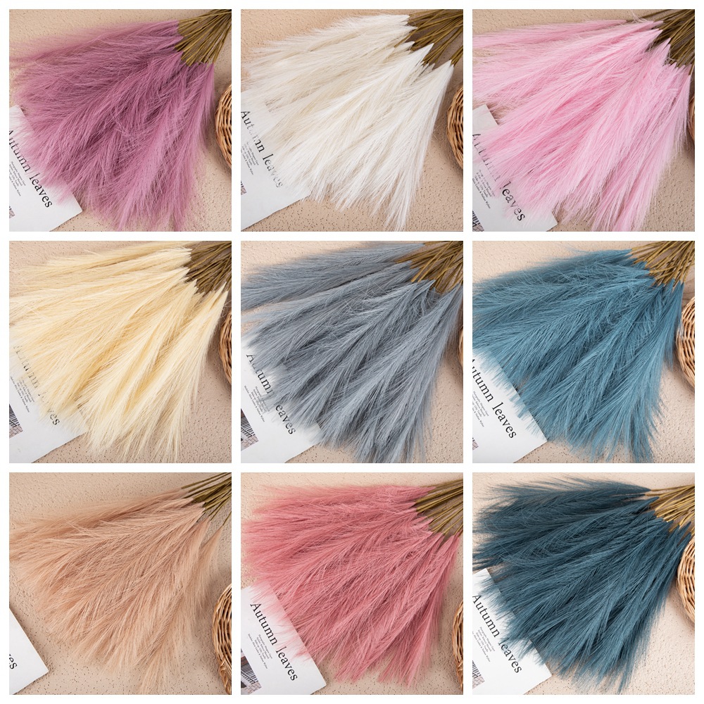 CL002017-INS Mini reed Pampas simulation flower manufacturers home decoration cross-border wedding wholesale fake flowers