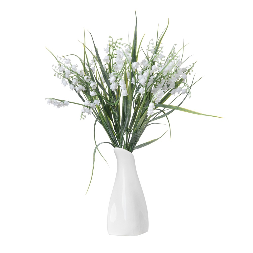 CL001010-Campanula INS wind fake flower manufacturers green plant simulation flower wholesale wedding decorations