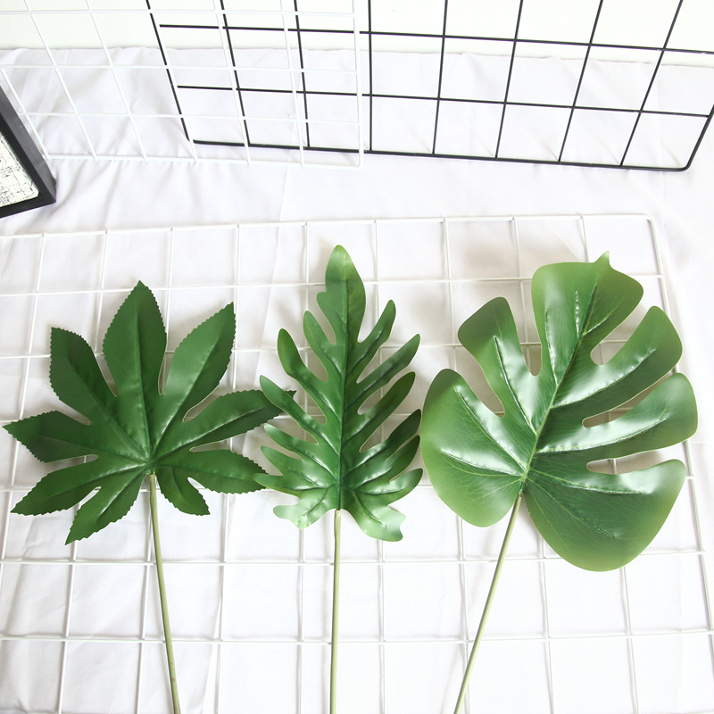 CL001024-INS wind turtle back leaf green plant bonsai fern leaf flower arrangement simulation flower manufacturers home decoration wedding plant wall false flowers