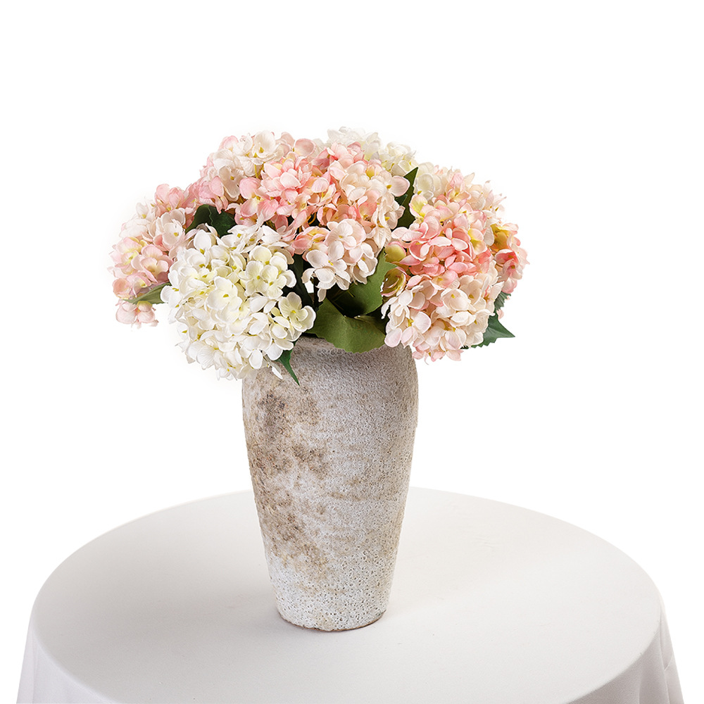 CL001022-Artificial flower hydrangea 14 color INS manufacturers home decoration wedding hand-held flower road lead wall false flowers