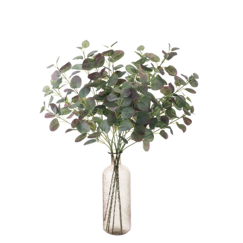 CL001025-Eucalyptus INS Nordic money leaf simulation flower manufacturers home decoration wedding plant wall fake flowers