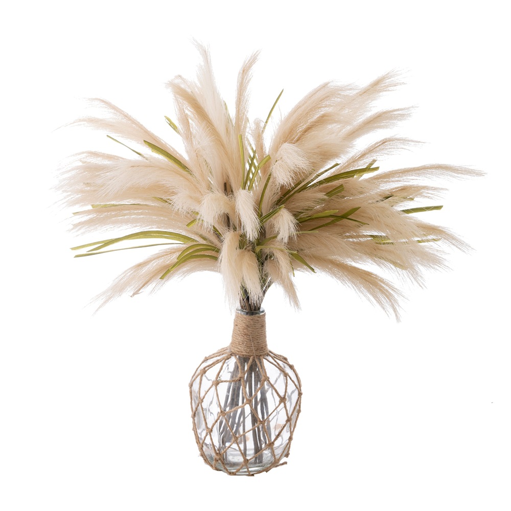 CL002014-Reed Pampas INS simulation flower Hand-held flower unplumbed Pampas reed grass simulation flower manufacturers home decoration rose wall fake flowers