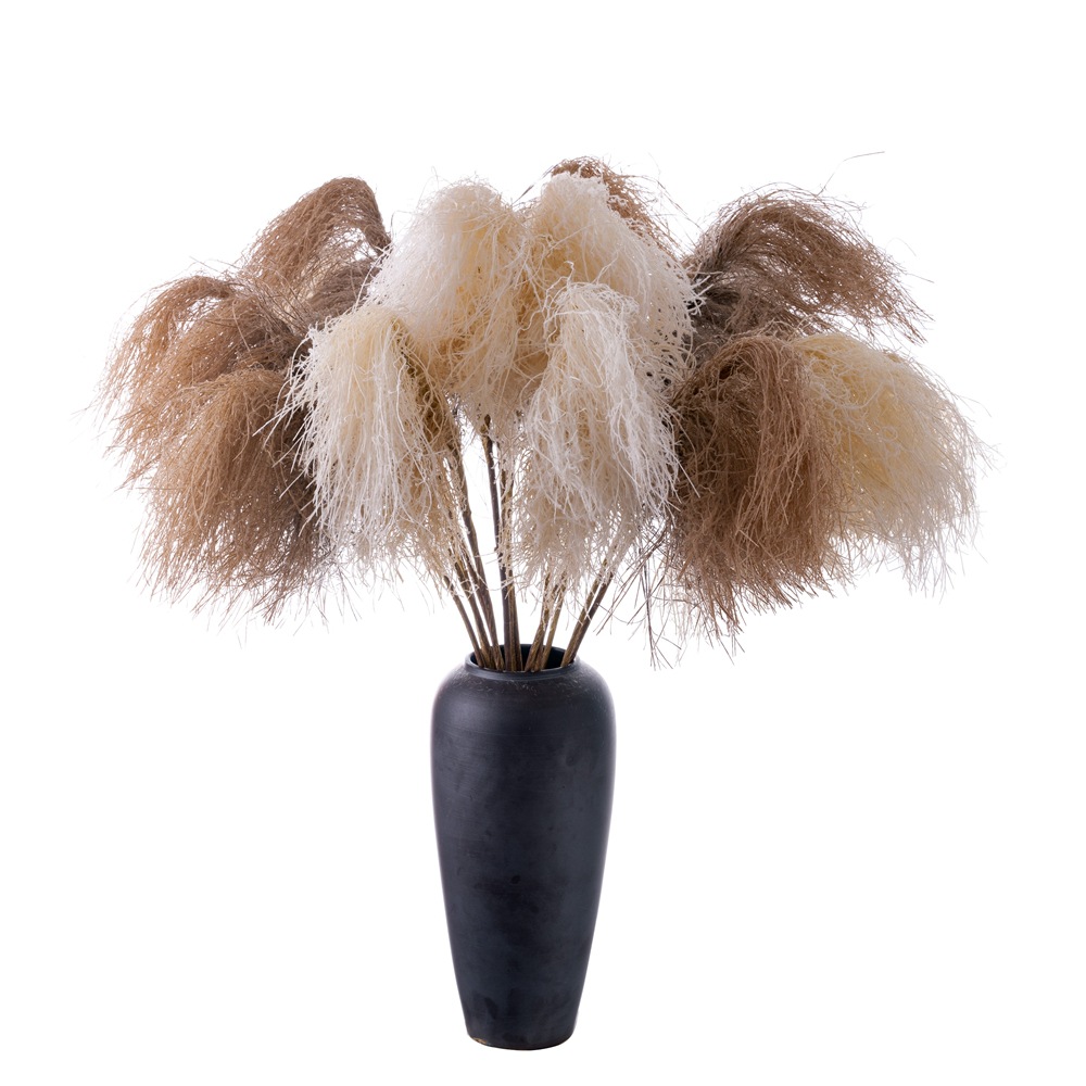 CL002012-Fake flowers reed decoration handicraft manufacturers green plants wholesale wedding cross-border simulation flowers