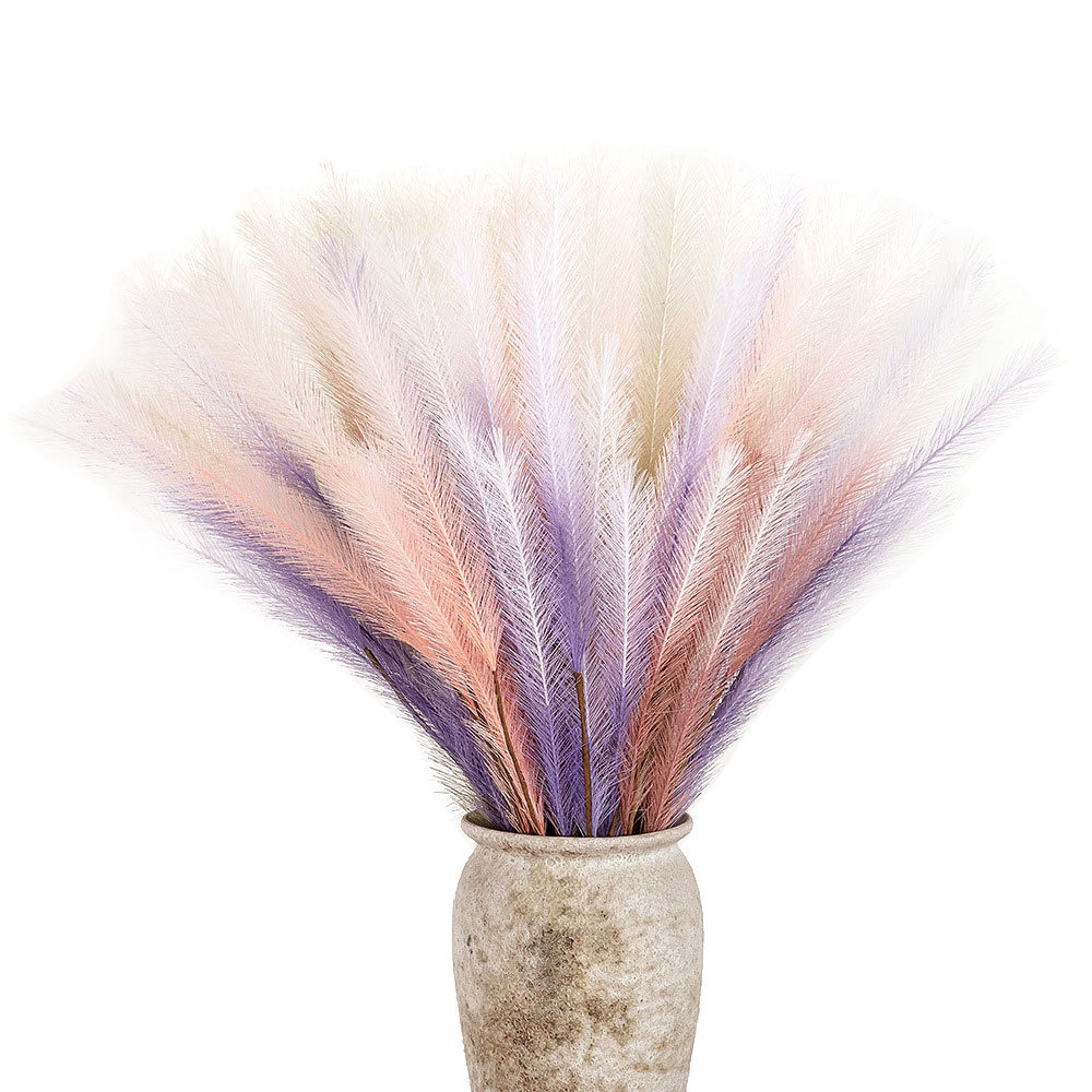 CL002019-Manufacturers feather grass wedding feather reed Pampas grass INS simulation flower home decoration wholesale fake flowers