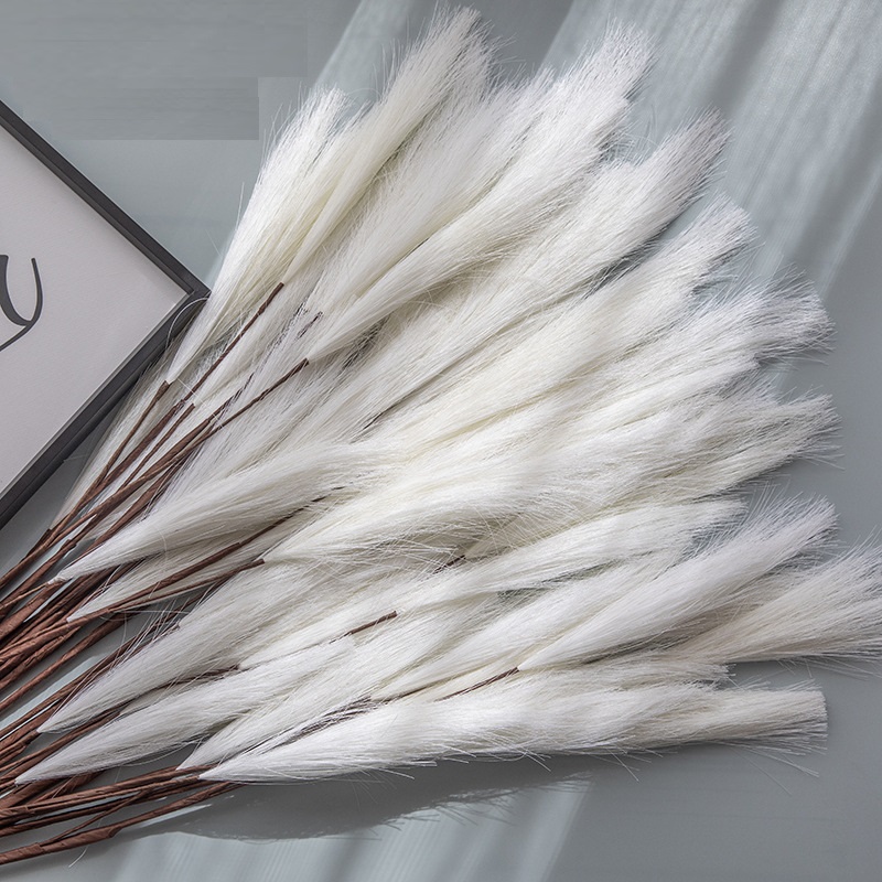CL002008-Reed Pampas INS simulation flower manufacturers fake flower green plants wholesale wedding cross-border decorations