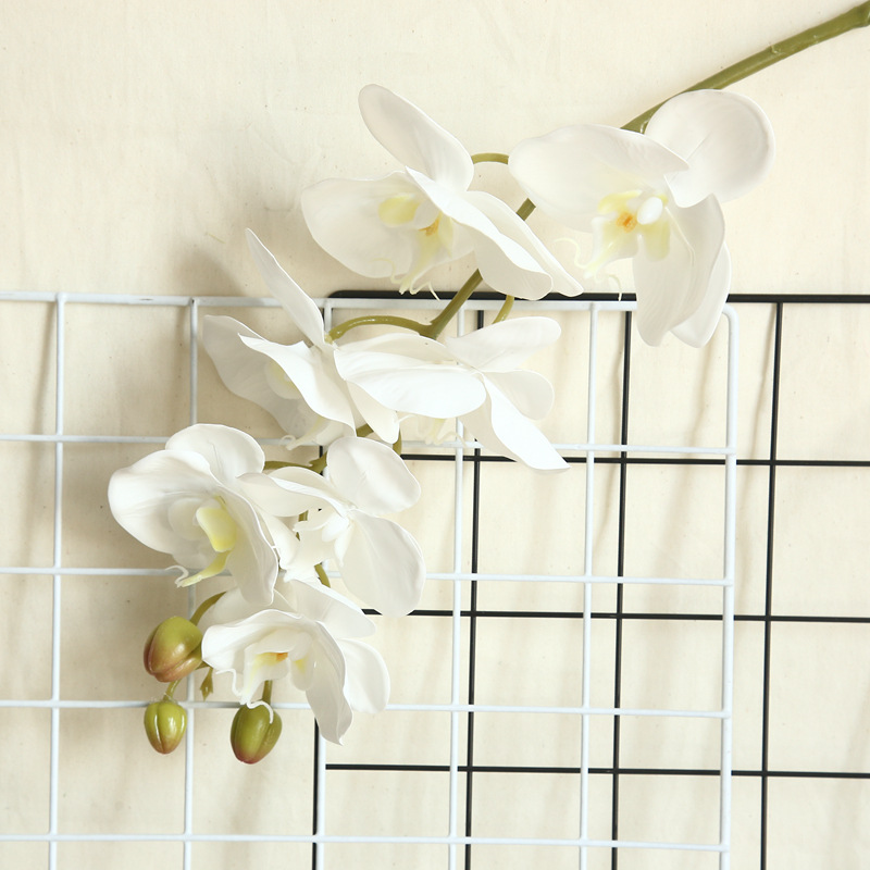 CL001011-Phalaenopsis simulation flower plant bonsai wedding decoration INS wind simulation plant wall home rose fake flowers