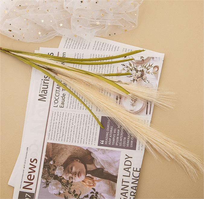 CL002009-Decorative arts and crafts wholesale reed grass flower manufacturers fake flower green plant wedding INS wind
