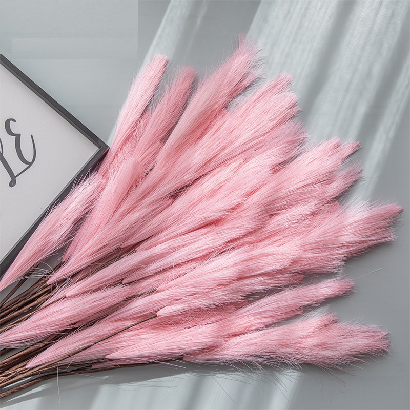 CL002008-Reed Pampas INS simulation flower manufacturers fake flower green plants wholesale wedding cross-border decorations