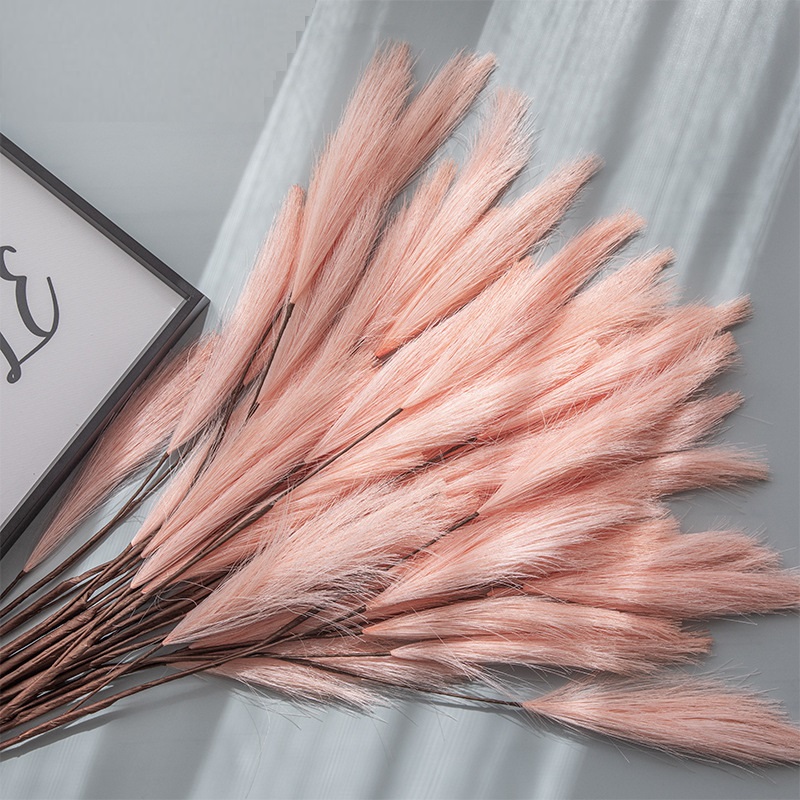 CL002008-Reed Pampas INS simulation flower manufacturers fake flower green plants wholesale wedding cross-border decorations