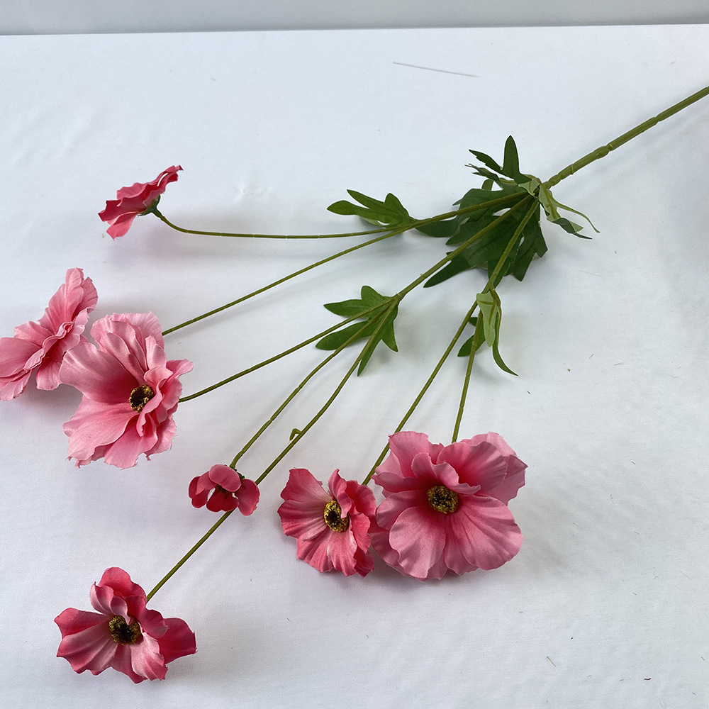CL001038-Melli Phalaenopsis peony silk flower home decoration small handhold flower bouquet wedding road lead fake flowers