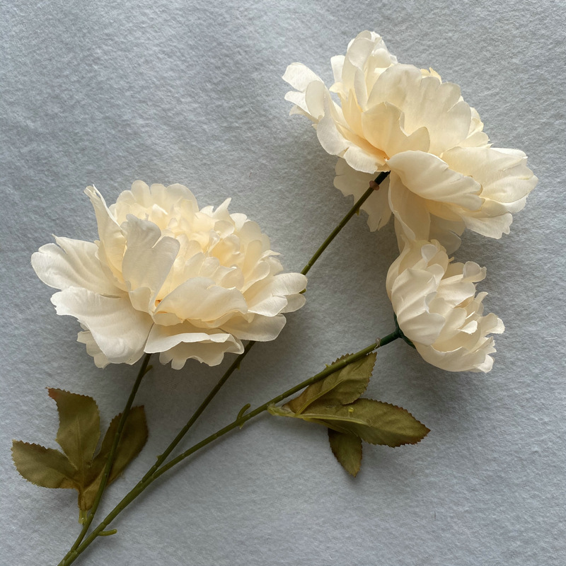 CL001039-Silk cloth Cacchino peony simulation flower bouquet living room home decoration decoration decoration indoor table tea table fake flowers