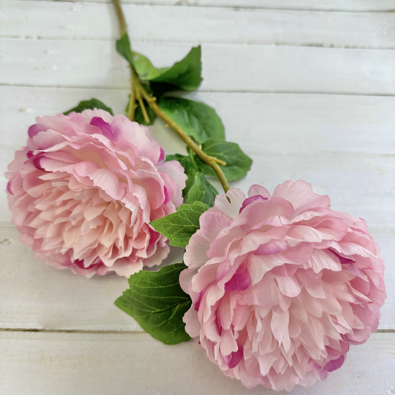 CL001047-2 head peony home table bedroom fake flower decoration decoration wedding wedding set flowers material