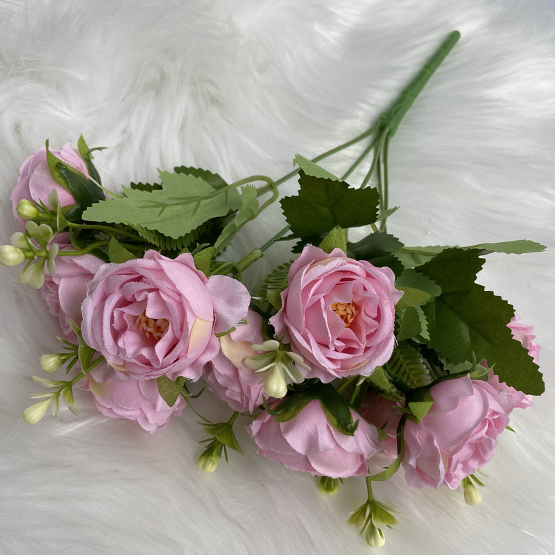 CL001035-New milled cloth full star peony northern Europe simulation flower wholesale home decoration pieces palace peony fake flower wedding photography decoration
