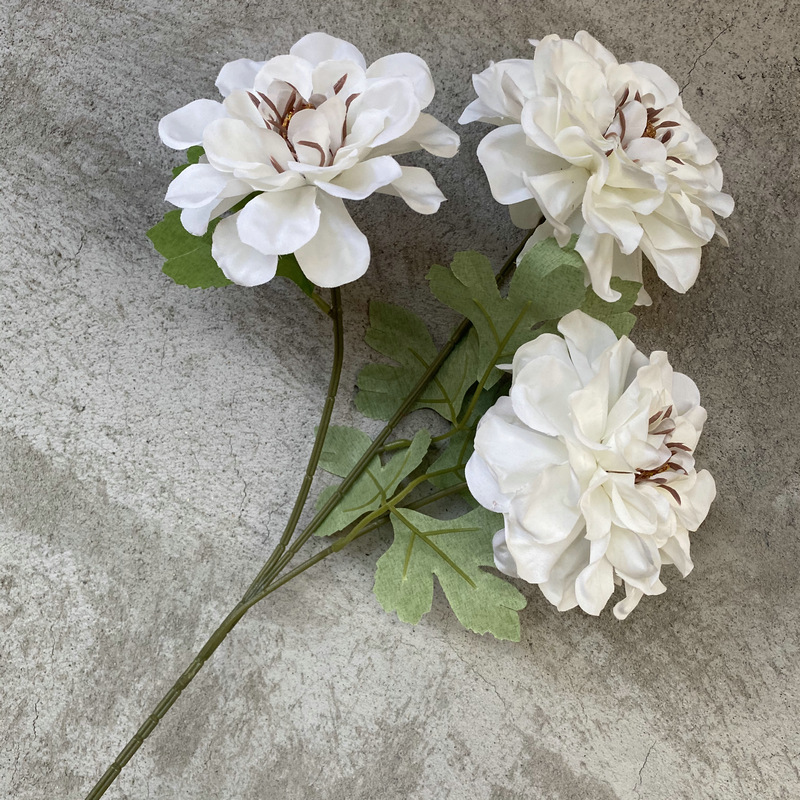 CL001042-European soft dress wedding hall decoration peony false flower three forks single silk cloth apogon photography flowers