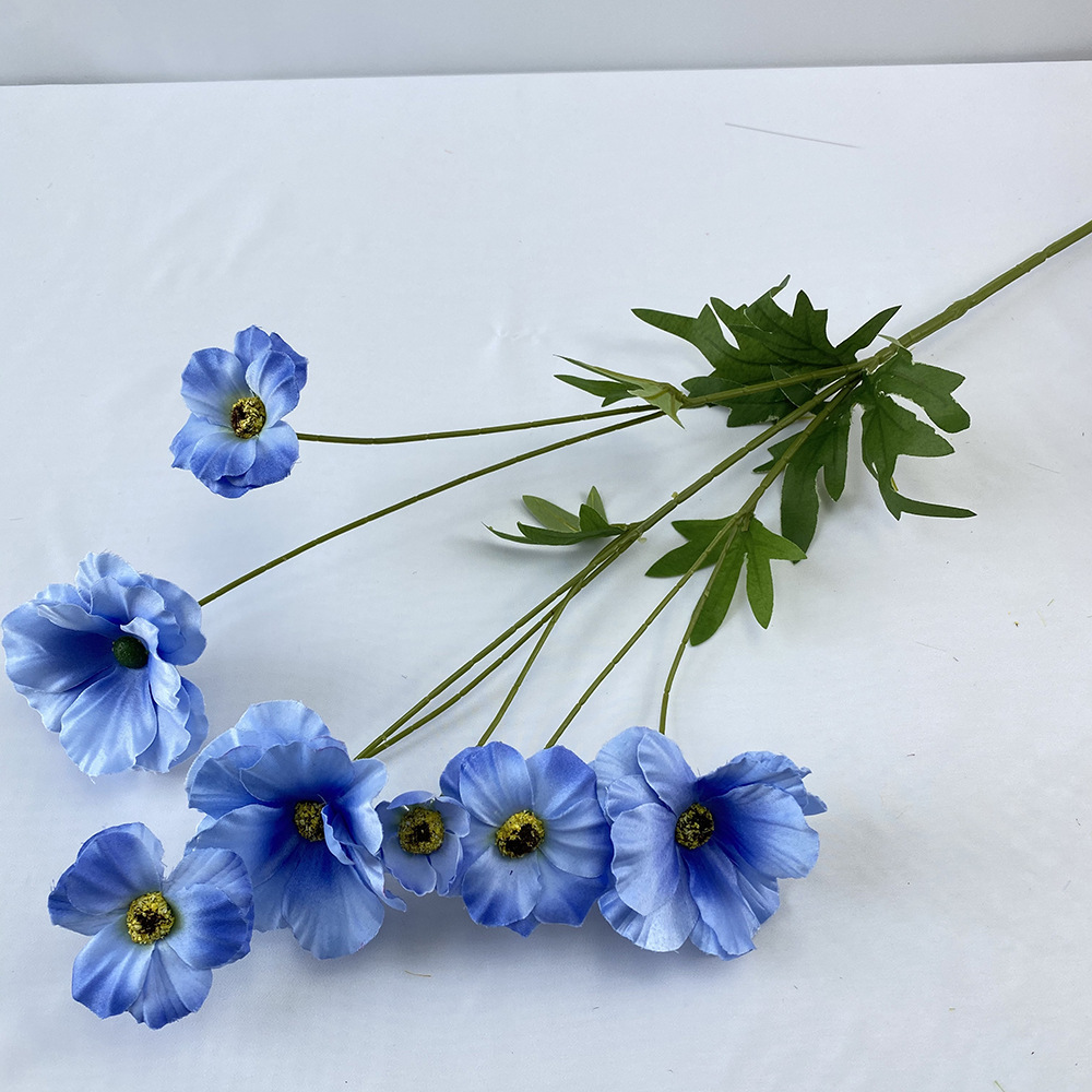 CL001038-Melli Phalaenopsis peony silk flower home decoration small handhold flower bouquet wedding road lead fake flowers