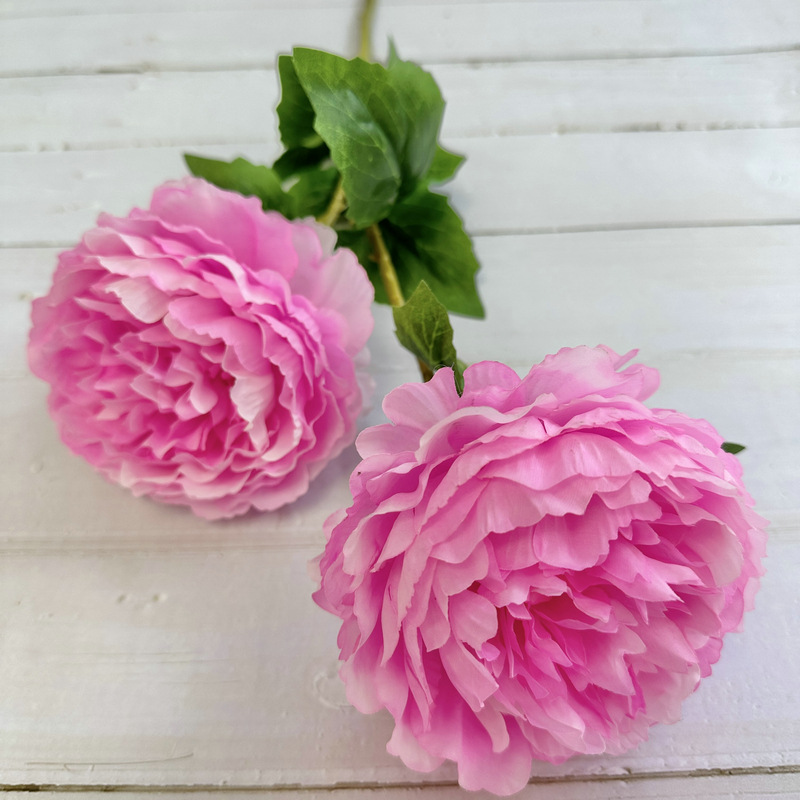 CL001047-2 head peony home table bedroom fake flower decoration decoration wedding wedding set flowers material