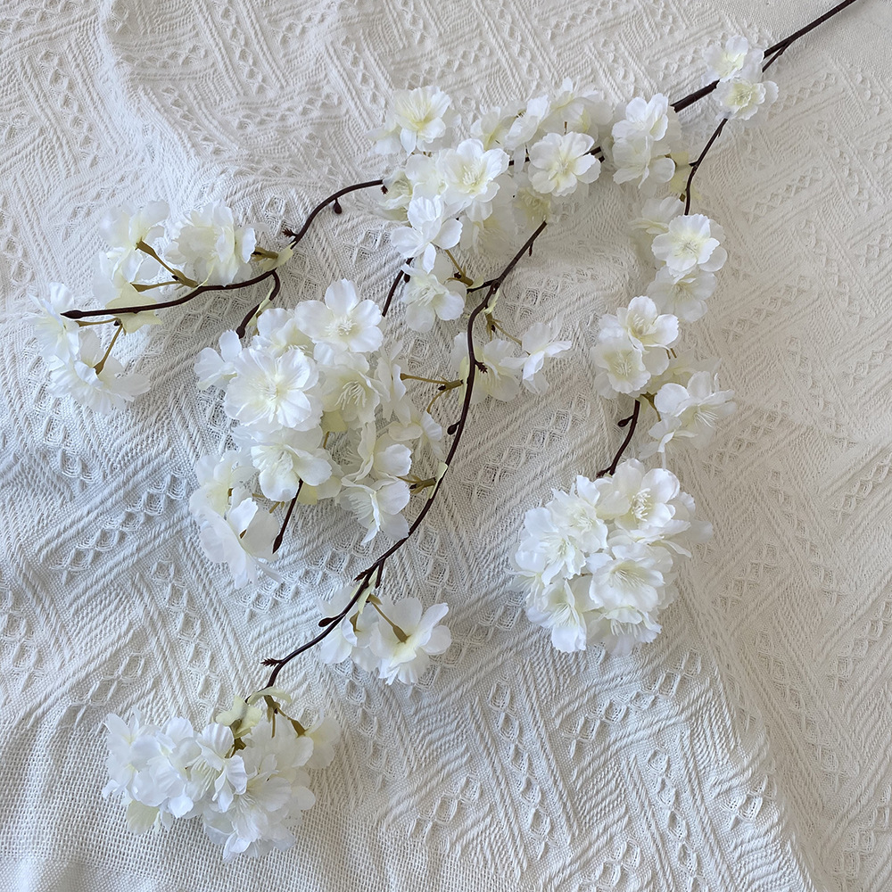 artificial flower Hang cherry blossoms home table bedroom fake flower decoration decoration wedding wedding set flowers