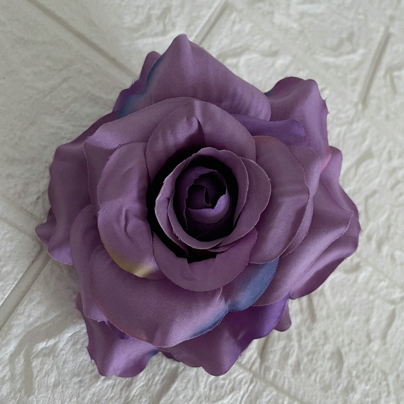 CL001064-artificial flower artificial rose single head rose Coated silk screen simulation rose home table bedroom fake flower decoration decoration wedding wedding set flowers