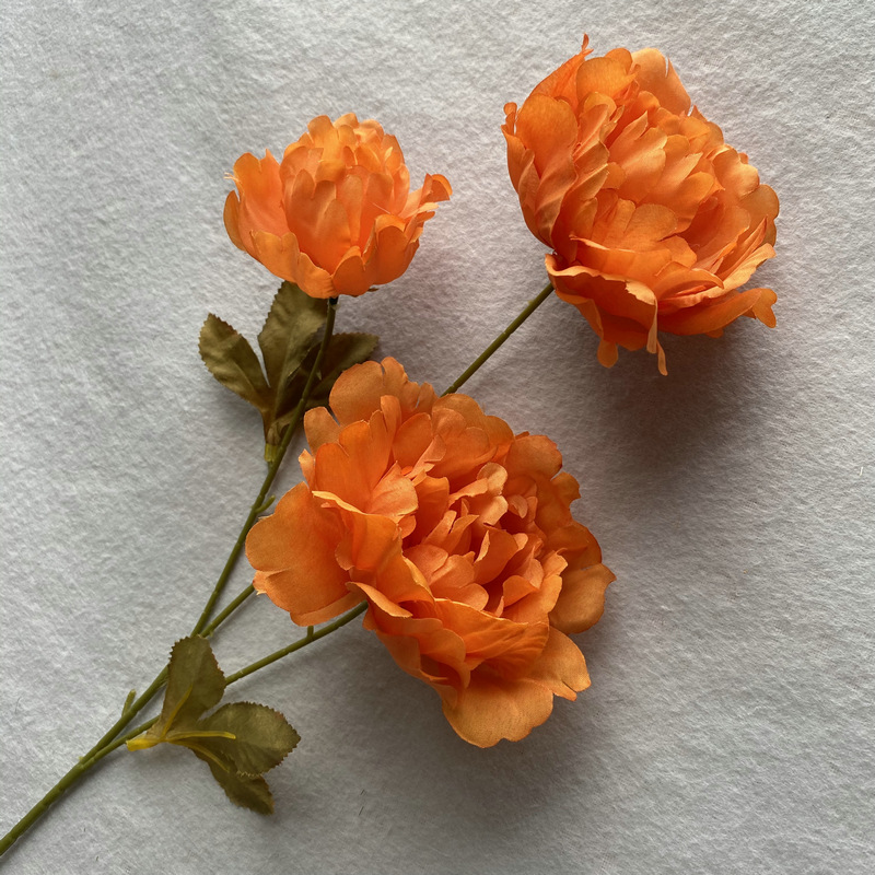 CL001039-Silk cloth Cacchino peony simulation flower bouquet living room home decoration decoration decoration indoor table tea table fake flowers