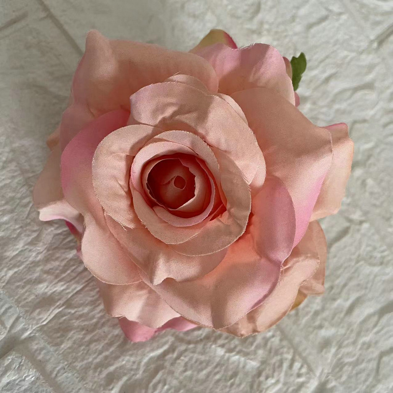 CL001064-artificial flower artificial rose single head rose Coated silk screen simulation rose home table bedroom fake flower decoration decoration wedding wedding set flowers