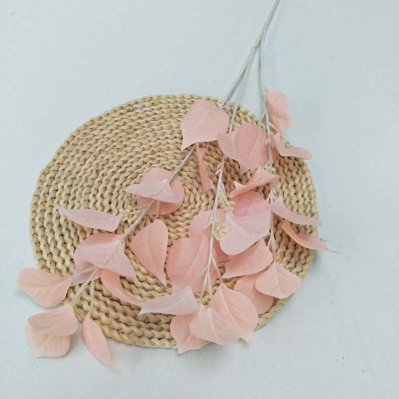 CL001072-artificial flower artificial Simulated bodhi leaf simulation home table bedroom fake flower decoration decoration wedding wedding set flowers